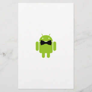 Stropdas Android Robot Icon Briefpapier