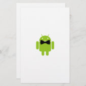 Stropdas Android Robot Icon Briefpapier (Voorkant / Achterkant)