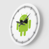 Stropdas Android Robot Icon Grote Klok (Hoek)