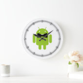 Stropdas Android Robot Icon Grote Klok (Huis)