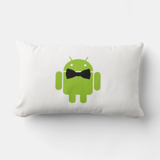 Stropdas Android Robot Icon Kussen (Voorkant)
