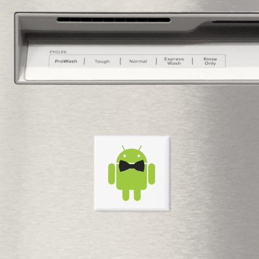 Stropdas Android Robot Icon Magneet (Insitu (Vaatwasser))