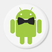 Stropdas Android Robot Icon Magneet (Voorkant)