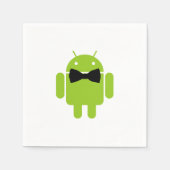 Stropdas Android Robot Icon Servet (Voorkant)