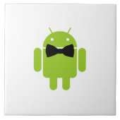 Stropdas Android Robot Icon Tegeltje (Voorkant)
