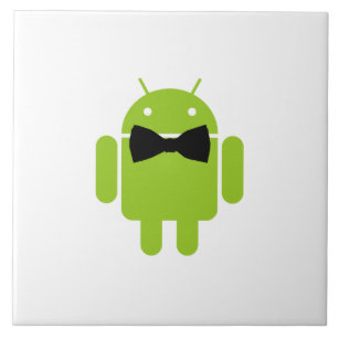 Stropdas Android Robot Icon Tegeltje