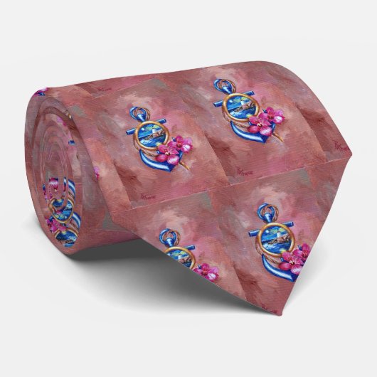 Stropdas AnkerTattoo (Opgerold)