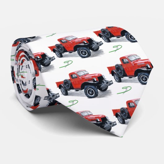 Stropdas Antiek stroomwagon (Opgerold)