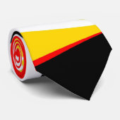 Stropdas Art Abstract vuur (Opgerold)