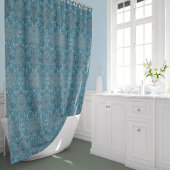 Stropdas-baby blauw celeste refractie Douchegordij Douchegordijn