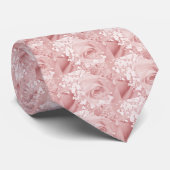Stropdas Baby's adem & Roos - Roze (Opgerold)
