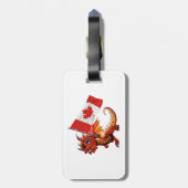 Stropdas Bagagelabel (Achterkant verticaal)