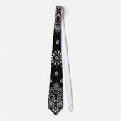 Stropdas Bandana Black (Voorkant)