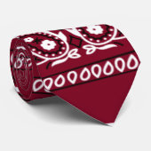 Stropdas Bandana Burgundy (Opgerold)