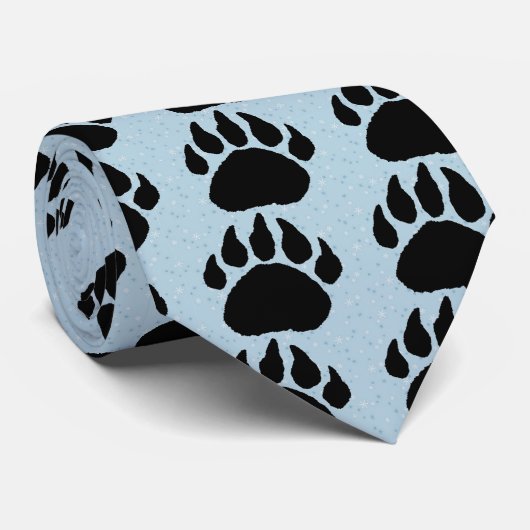 STROPDAS beer PIJLAFDRUKKING EN SNOWFLAKTE (Opgerold)