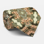 Stropdas beige waterverf (Opgerold)