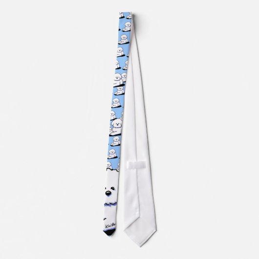 Stropdas Bichon Frise (Achterkant)