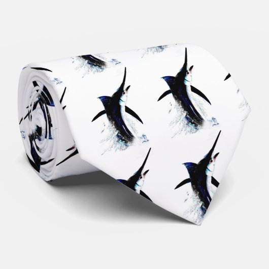 Stropdas   'Black Marlin (Opgerold)