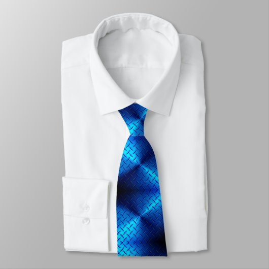 Stropdas blauw diamant Bord (Gebonden)