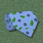 Stropdas blauwbes patroon<br><div class="desc">Dit kan een geweldig cadeau zijn voor je vader of je vriend: de stropdas met een blauwbes patroon!</div>