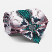 Stropdas Blauwe Oceaan Breeze (Opgerold)