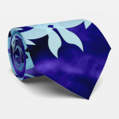 Stropdas blauwe poort (Opgerold)