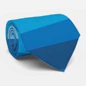 Stropdas blauwe strepen Stropdas (Opgerold)