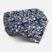 Stropdas Blauwe vierkantjes (Opgerold)