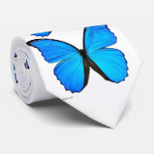 Stropdas blauwe vlinder (Opgerold)