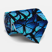 Stropdas blauwe vlinder (Opgerold)