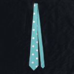 Stropdas blauwgroen Sky Polka Dot<br><div class="desc">Deze prachtige schaduw van blauw kan op elke dag in de lucht worden gevonden, aangezien de hemel vaak de tinten verandert. In elk hoesje konden we het niet weerstaan om het een leuke naam te geven zoals blauwgroen sky. We maakten natuurlijk een overeenkomend puntpatroon van polka om je de optie...</div>