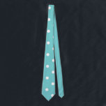 Stropdas blauwgroen Sky Polka Dot<br><div class="desc">Deze prachtige schaduw van blauw kan op elke dag in de lucht worden gevonden, aangezien de hemel vaak de tinten verandert. In elk hoesje konden we het niet weerstaan om het een leuke naam te geven zoals blauwgroen sky. We maakten natuurlijk een overeenkomend puntpatroon van polka om je de optie...</div>