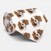 Stropdas : Blenhiem Cavalier king charles spaniel (Opgerold)