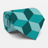 Stropdas - Blokkering in drie tinten (Opgerold)