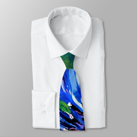 Stropdas: Blue Batchelor-Button Stropdas (Gebonden)