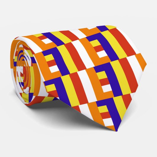 Stropdas boeddhistische vlag (Opgerold)