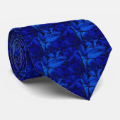 Stropdas Brambles - blauw (Opgerold)