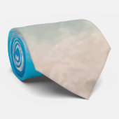 Stropdas bruidegom | Modern Monogram Geometrisch S (Opgerold)