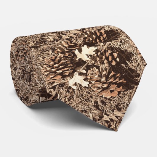 Stropdas Camouflage-jacht (Opgerold)