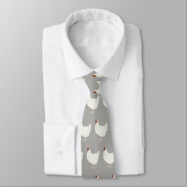 Stropdas Chicken Pattern