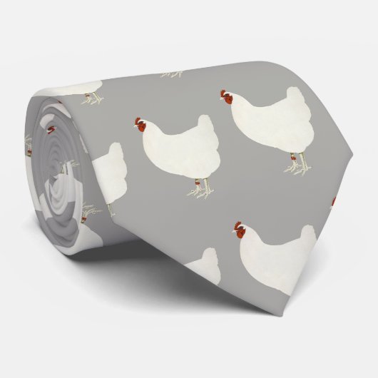 Stropdas Chicken Pattern (Opgerold)