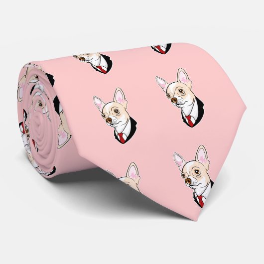 Stropdas Chihuahua (Opgerold)