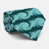 Stropdas Cicada - Blauwgroen (Opgerold)