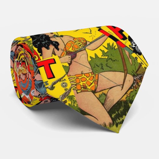 Stropdas  Comic Book Hoesje Combo (Opgerold)