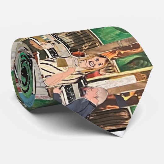 stropdas "communiqué" (Opgerold)