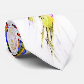 stropdas "Crazy Color Palm #1" (Opgerold)