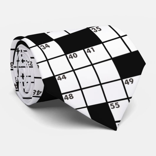 Stropdas Crossword Lover (Opgerold)