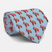 Stropdas Dala Horse (Opgerold)