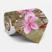 Stropdas (dbl-zijde) - Roze Guara (Opgerold)