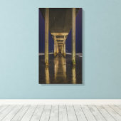 stropdas de knoop canvas afdruk (Insitu (Houten vloer))